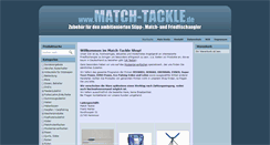 Desktop Screenshot of match-tackle.de